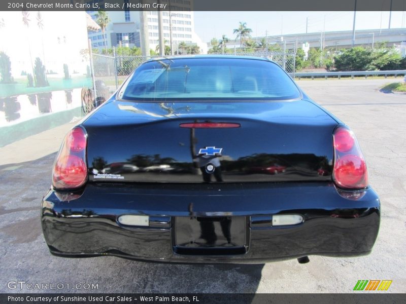 Black / Medium Gray 2004 Chevrolet Monte Carlo LS