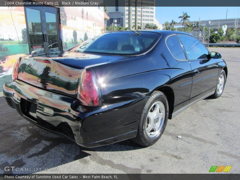 Black / Medium Gray 2004 Chevrolet Monte Carlo LS