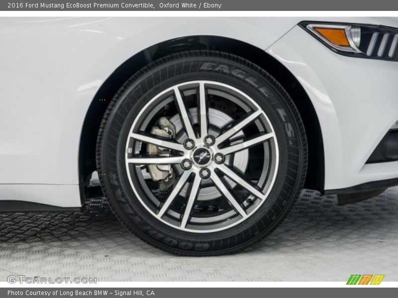 Oxford White / Ebony 2016 Ford Mustang EcoBoost Premium Convertible