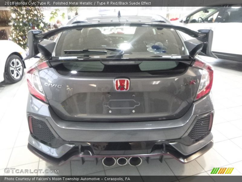 Polished Metal Metallic / Type R Red/Black Suede Effect 2018 Honda Civic Type R