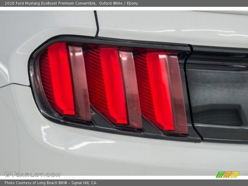 Oxford White / Ebony 2016 Ford Mustang EcoBoost Premium Convertible