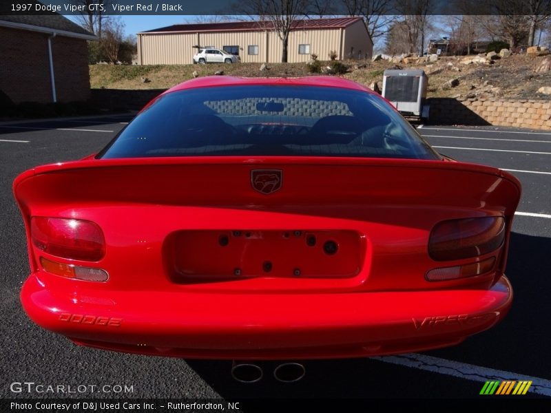 Viper Red / Black 1997 Dodge Viper GTS