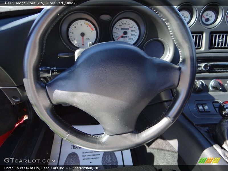 Viper Red / Black 1997 Dodge Viper GTS