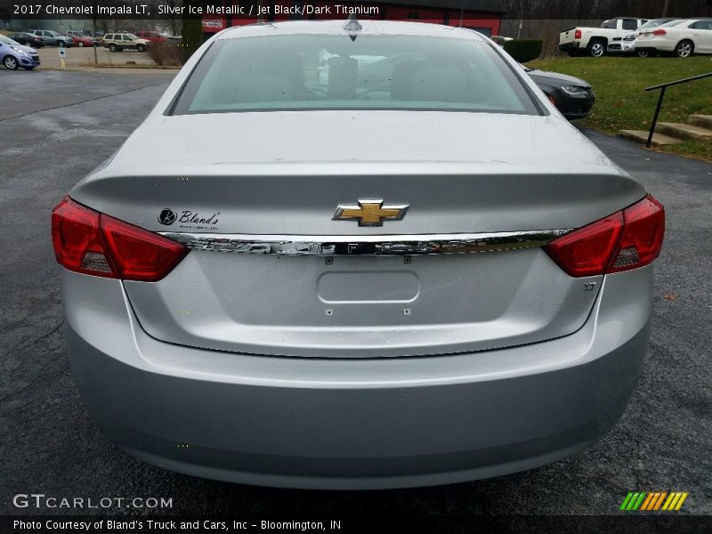 Silver Ice Metallic / Jet Black/Dark Titanium 2017 Chevrolet Impala LT