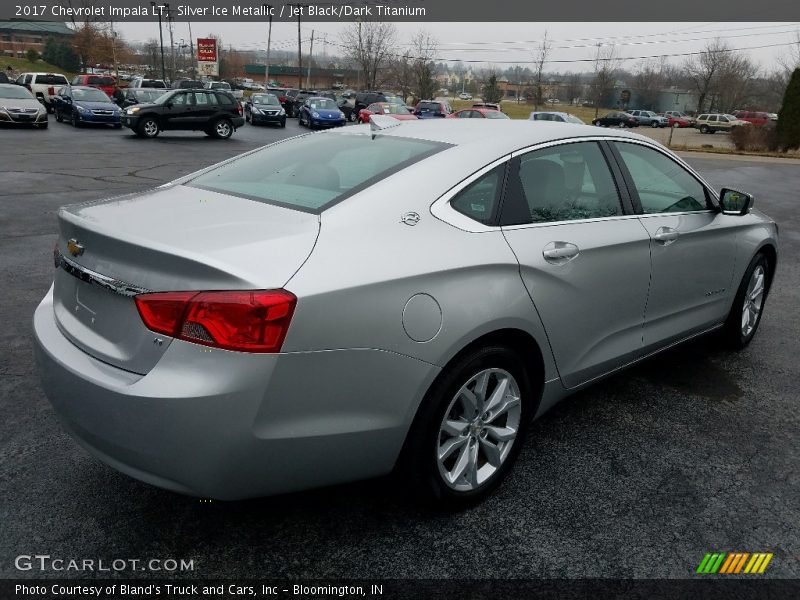 Silver Ice Metallic / Jet Black/Dark Titanium 2017 Chevrolet Impala LT