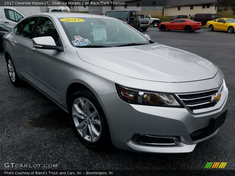 Silver Ice Metallic / Jet Black/Dark Titanium 2017 Chevrolet Impala LT