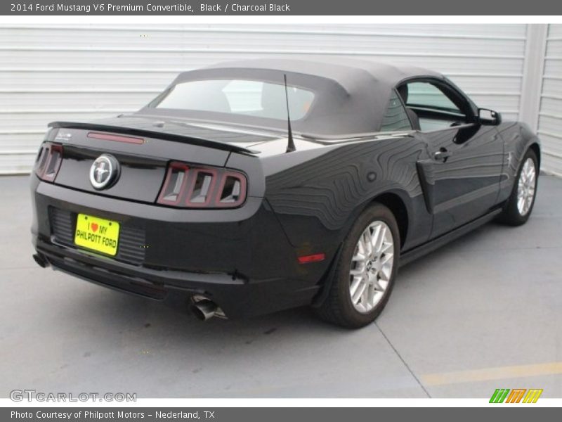 Black / Charcoal Black 2014 Ford Mustang V6 Premium Convertible