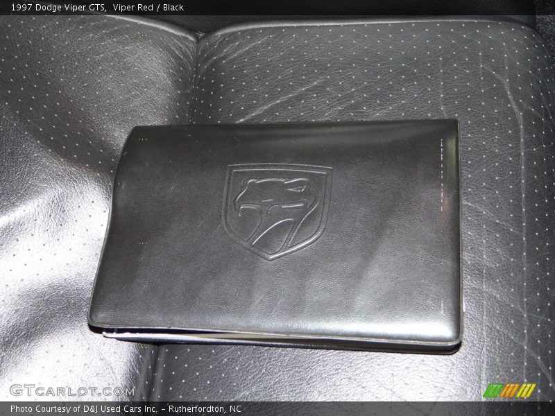 Viper Red / Black 1997 Dodge Viper GTS