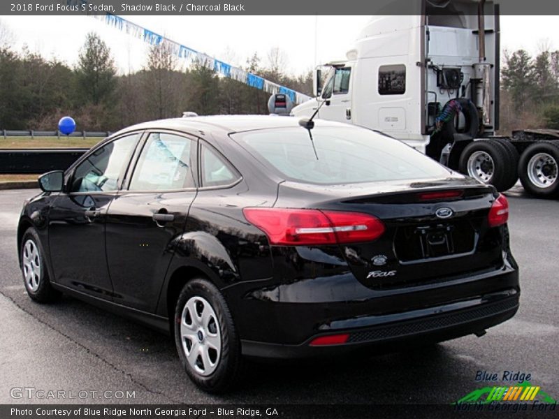 Shadow Black / Charcoal Black 2018 Ford Focus S Sedan