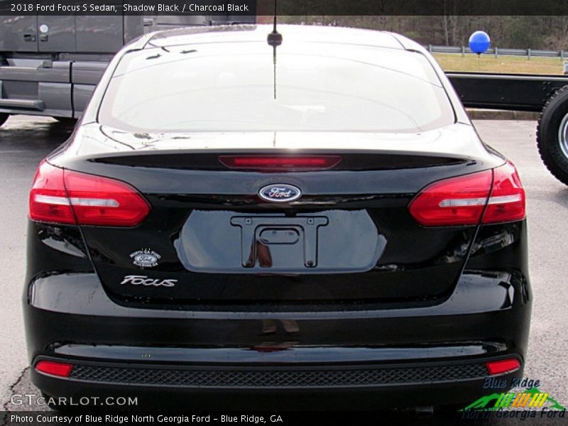 Shadow Black / Charcoal Black 2018 Ford Focus S Sedan
