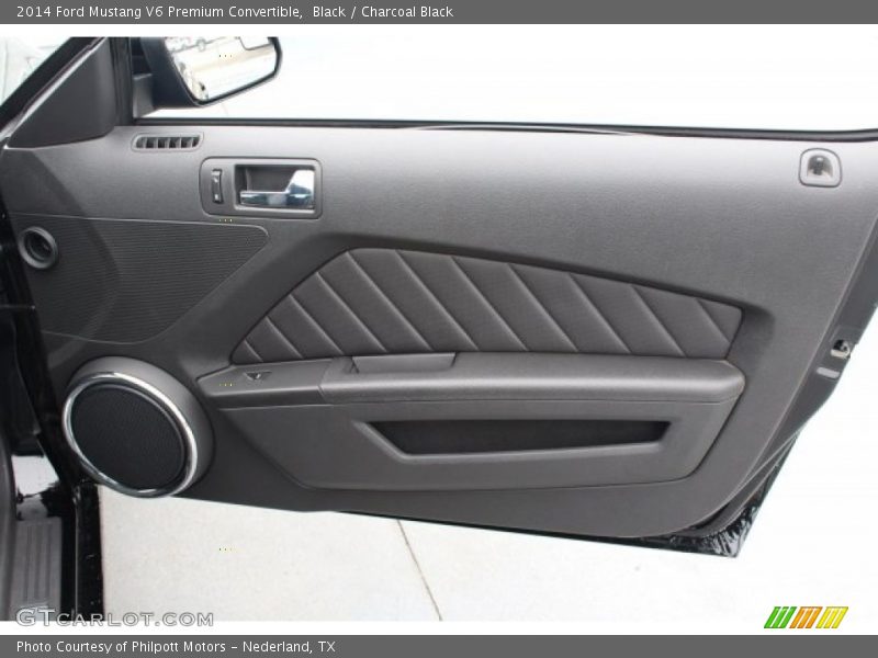 Black / Charcoal Black 2014 Ford Mustang V6 Premium Convertible