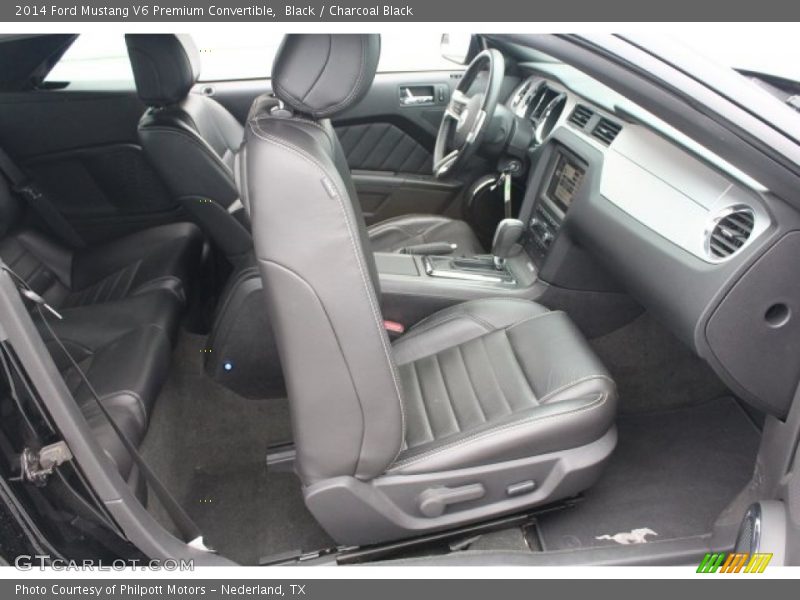 Black / Charcoal Black 2014 Ford Mustang V6 Premium Convertible