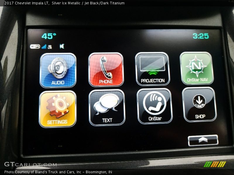 Silver Ice Metallic / Jet Black/Dark Titanium 2017 Chevrolet Impala LT