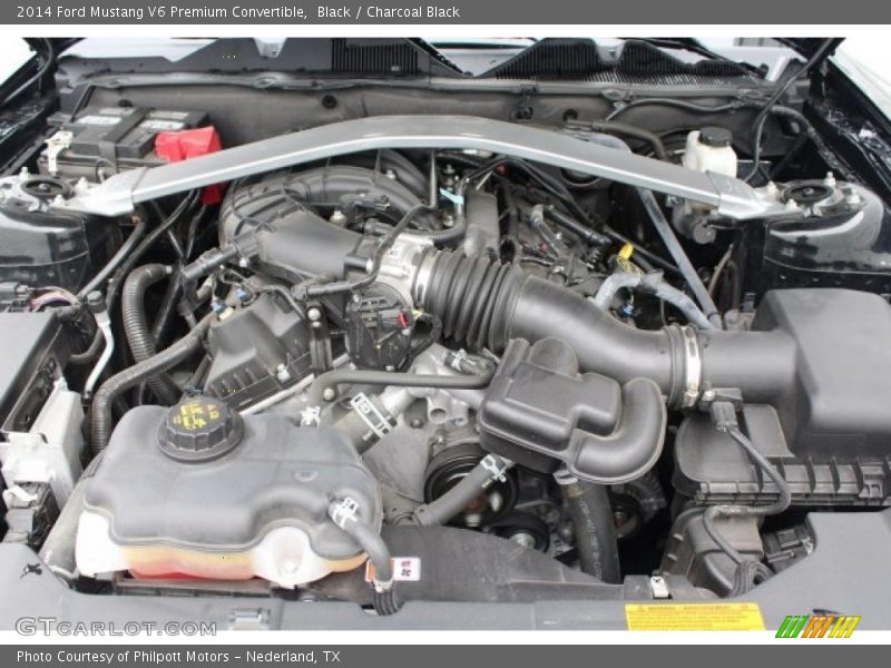 Black / Charcoal Black 2014 Ford Mustang V6 Premium Convertible