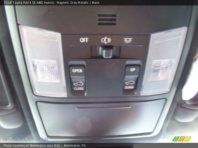 Magnetic Gray Metallic / Black 2018 Toyota RAV4 SE AWD Hybrid