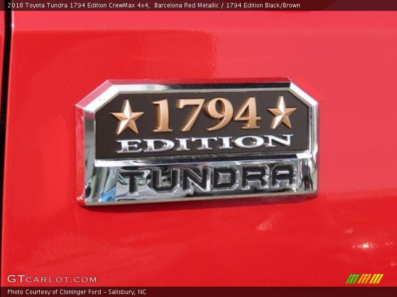  2018 Tundra 1794 Edition CrewMax 4x4 Logo