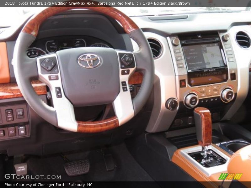 Dashboard of 2018 Tundra 1794 Edition CrewMax 4x4