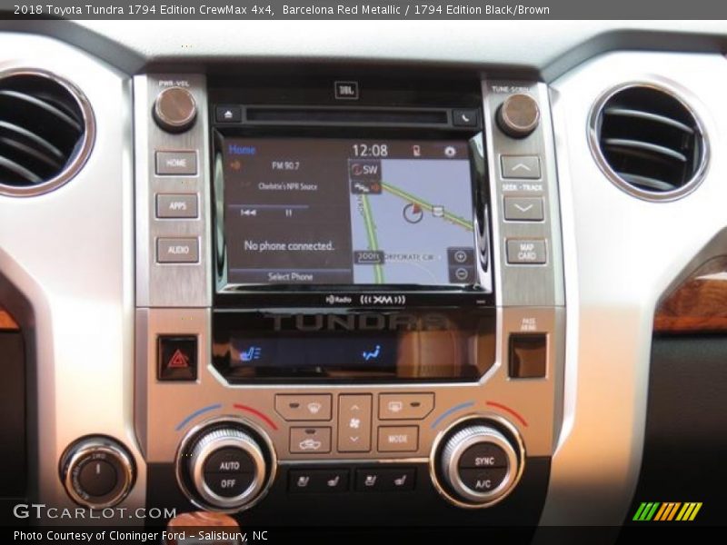 Navigation of 2018 Tundra 1794 Edition CrewMax 4x4