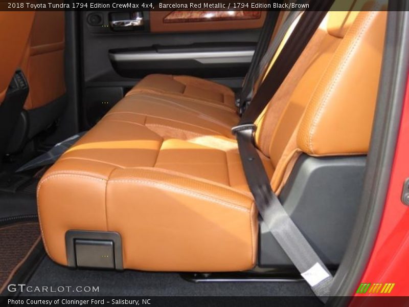 Rear Seat of 2018 Tundra 1794 Edition CrewMax 4x4