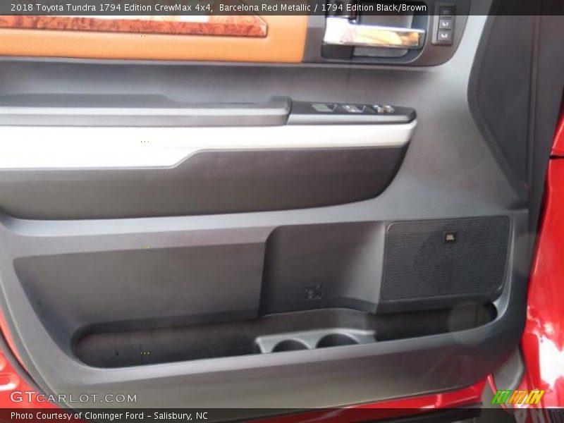 Barcelona Red Metallic / 1794 Edition Black/Brown 2018 Toyota Tundra 1794 Edition CrewMax 4x4