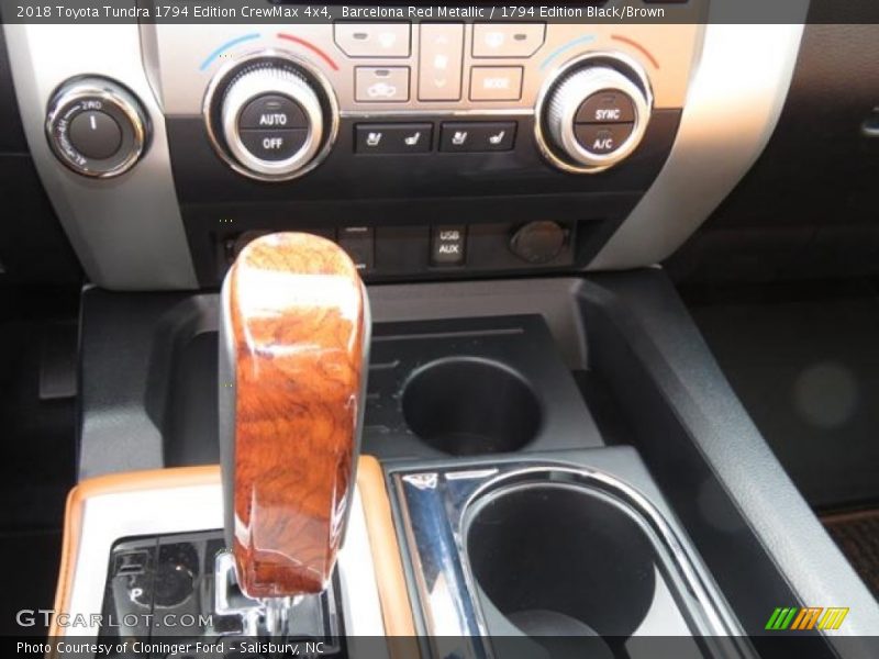 Barcelona Red Metallic / 1794 Edition Black/Brown 2018 Toyota Tundra 1794 Edition CrewMax 4x4