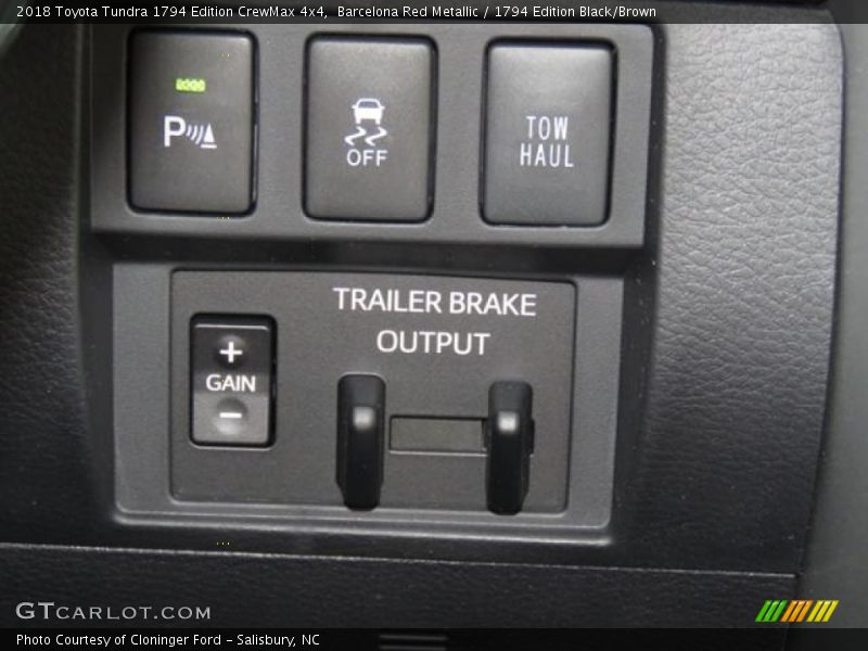 Barcelona Red Metallic / 1794 Edition Black/Brown 2018 Toyota Tundra 1794 Edition CrewMax 4x4