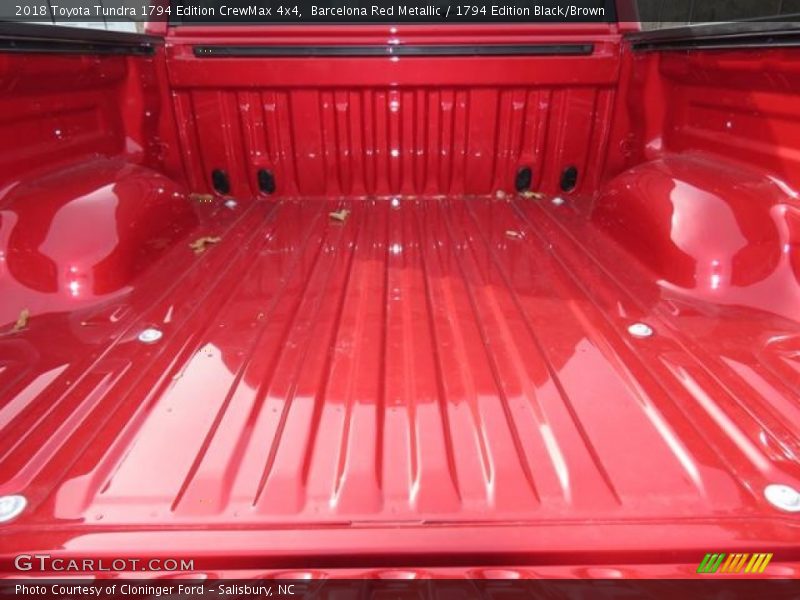 Barcelona Red Metallic / 1794 Edition Black/Brown 2018 Toyota Tundra 1794 Edition CrewMax 4x4