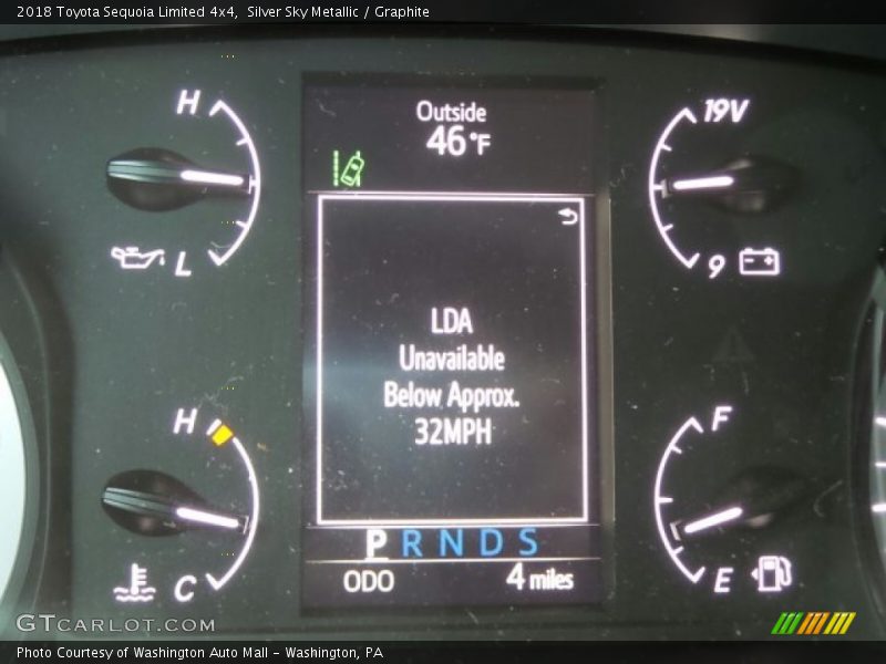 Silver Sky Metallic / Graphite 2018 Toyota Sequoia Limited 4x4