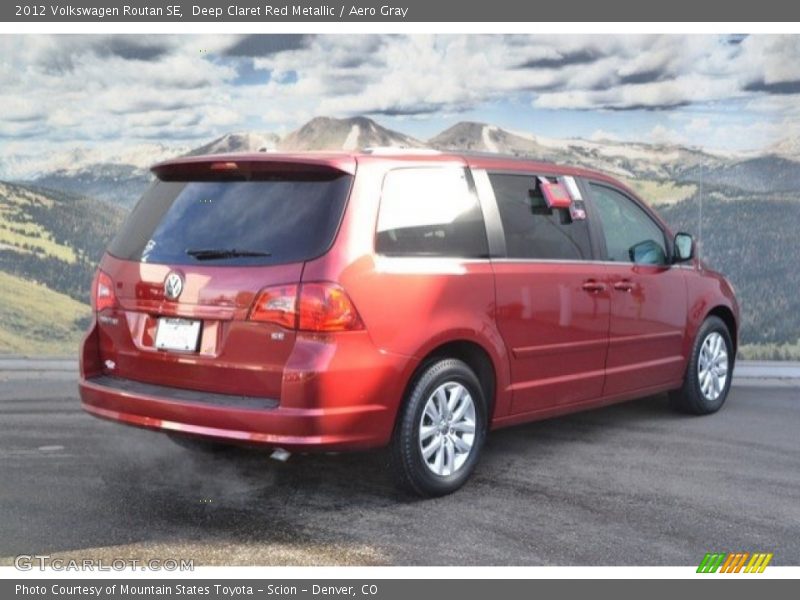 Deep Claret Red Metallic / Aero Gray 2012 Volkswagen Routan SE