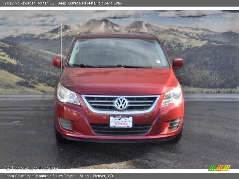Deep Claret Red Metallic / Aero Gray 2012 Volkswagen Routan SE