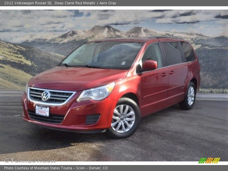 Deep Claret Red Metallic / Aero Gray 2012 Volkswagen Routan SE