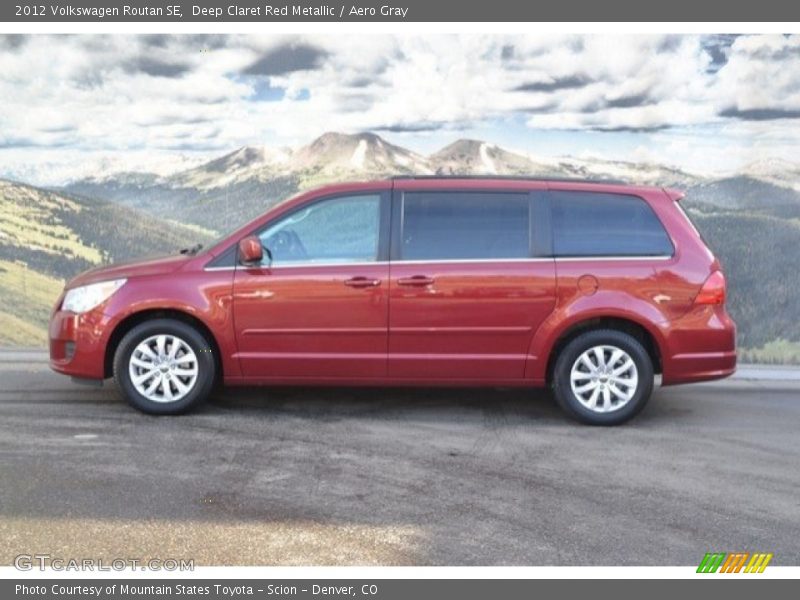 Deep Claret Red Metallic / Aero Gray 2012 Volkswagen Routan SE