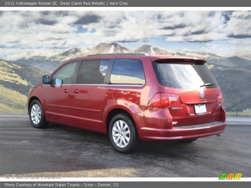 Deep Claret Red Metallic / Aero Gray 2012 Volkswagen Routan SE