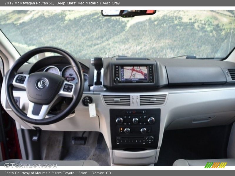 Deep Claret Red Metallic / Aero Gray 2012 Volkswagen Routan SE