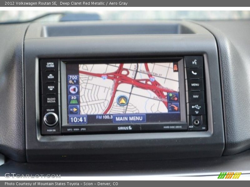 Deep Claret Red Metallic / Aero Gray 2012 Volkswagen Routan SE