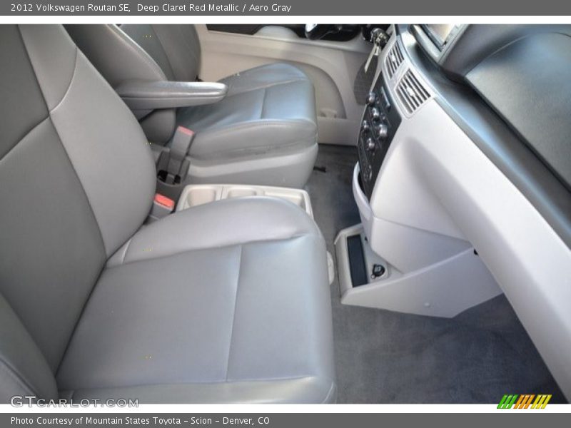 Deep Claret Red Metallic / Aero Gray 2012 Volkswagen Routan SE