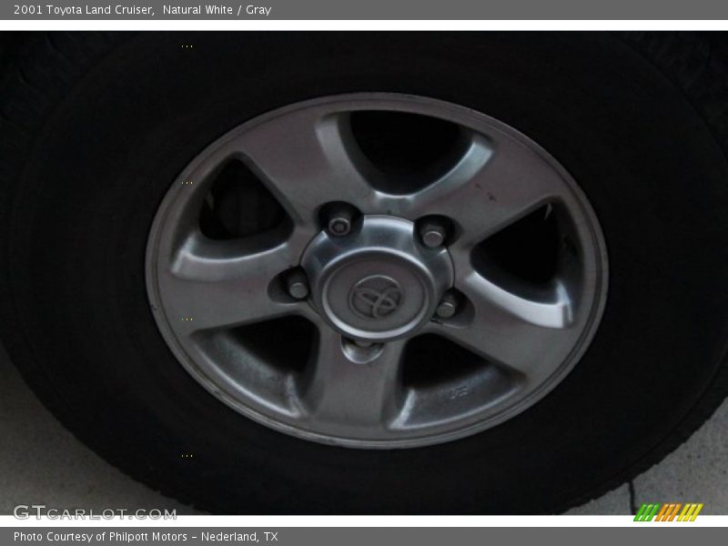 Natural White / Gray 2001 Toyota Land Cruiser