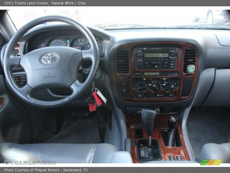 Natural White / Gray 2001 Toyota Land Cruiser