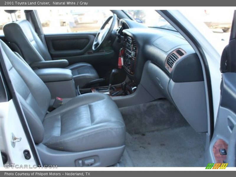 Natural White / Gray 2001 Toyota Land Cruiser