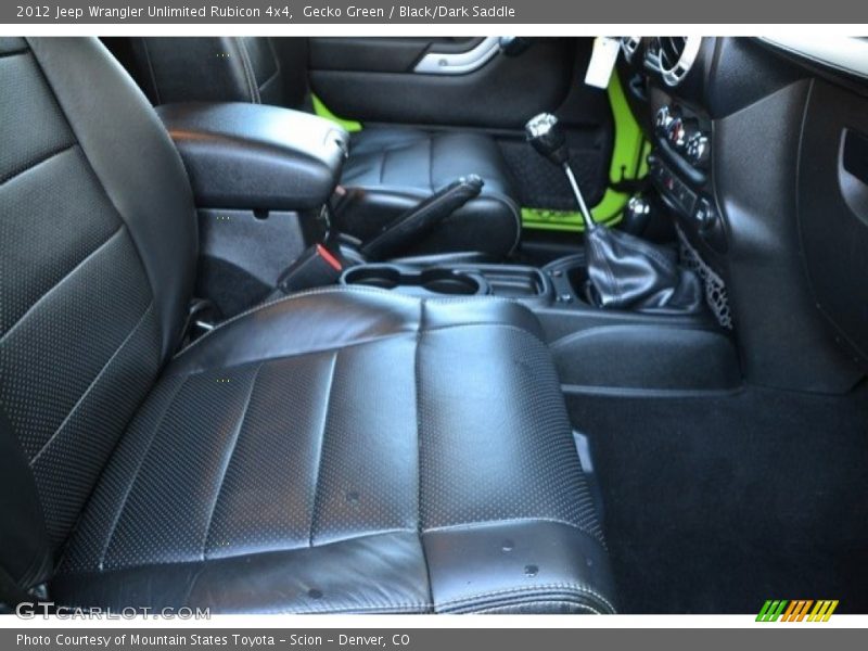 Gecko Green / Black/Dark Saddle 2012 Jeep Wrangler Unlimited Rubicon 4x4