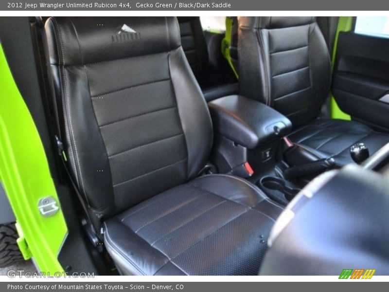 Gecko Green / Black/Dark Saddle 2012 Jeep Wrangler Unlimited Rubicon 4x4