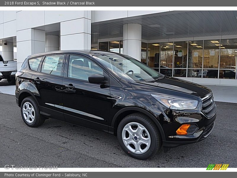 Shadow Black / Charcoal Black 2018 Ford Escape S