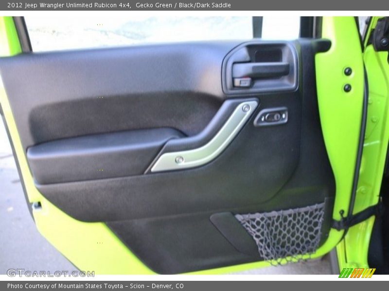 Gecko Green / Black/Dark Saddle 2012 Jeep Wrangler Unlimited Rubicon 4x4