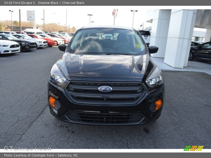 Shadow Black / Charcoal Black 2018 Ford Escape S