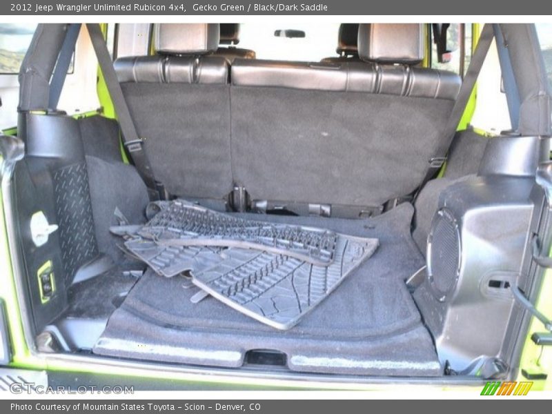Gecko Green / Black/Dark Saddle 2012 Jeep Wrangler Unlimited Rubicon 4x4