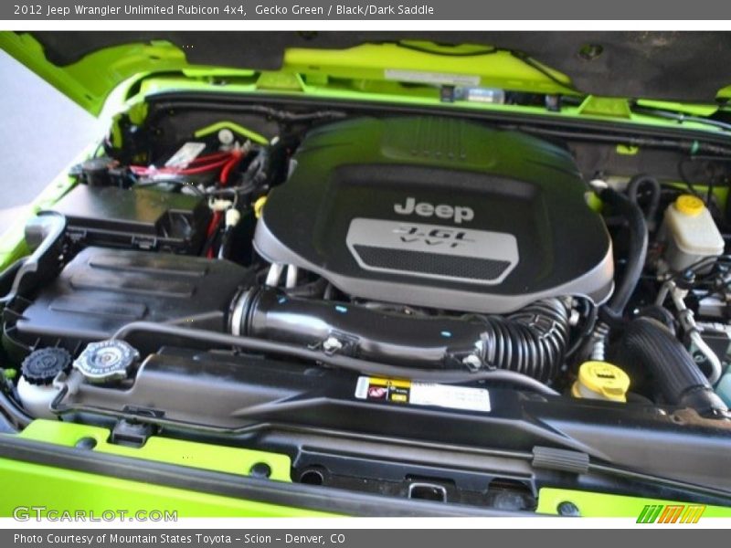 Gecko Green / Black/Dark Saddle 2012 Jeep Wrangler Unlimited Rubicon 4x4