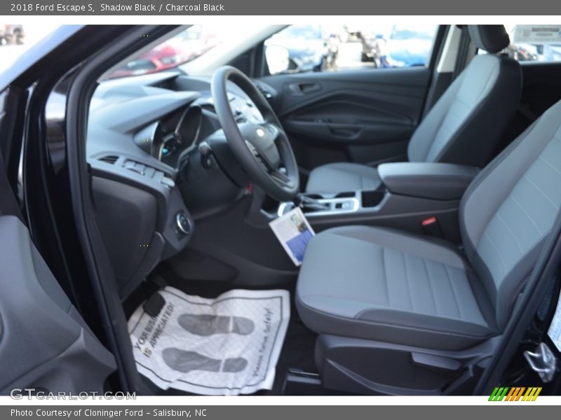 Shadow Black / Charcoal Black 2018 Ford Escape S