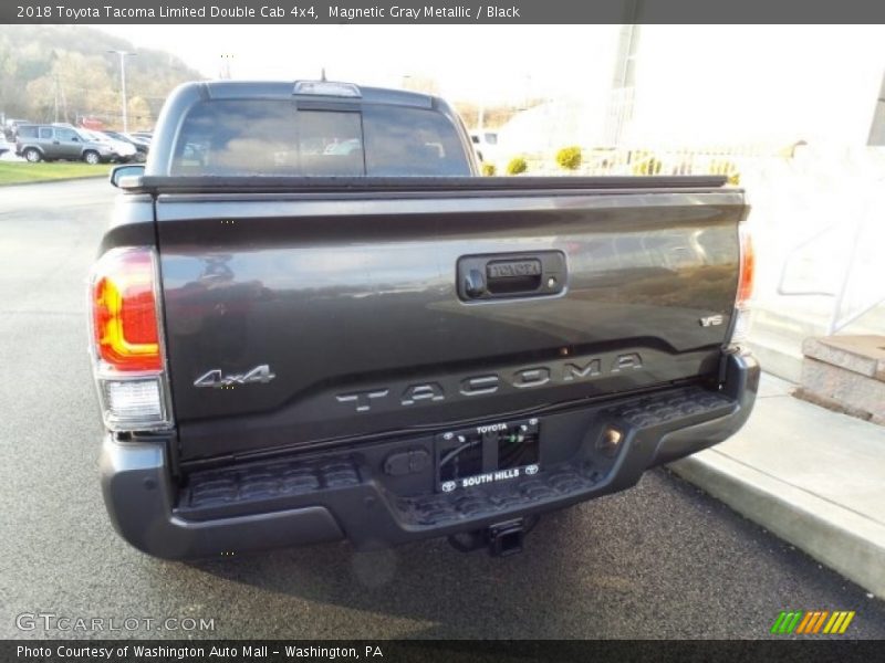 Magnetic Gray Metallic / Black 2018 Toyota Tacoma Limited Double Cab 4x4