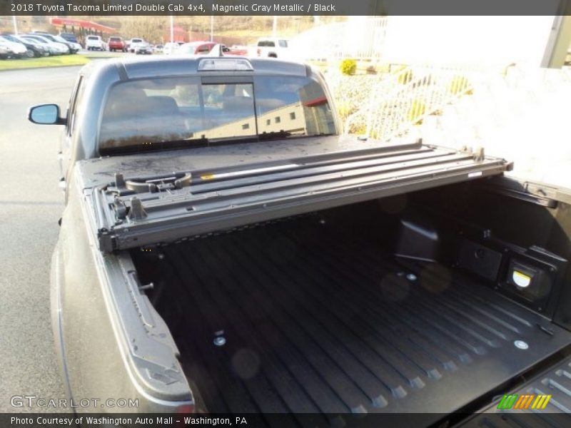 Magnetic Gray Metallic / Black 2018 Toyota Tacoma Limited Double Cab 4x4