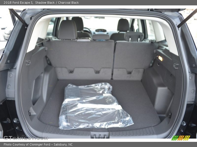 Shadow Black / Charcoal Black 2018 Ford Escape S